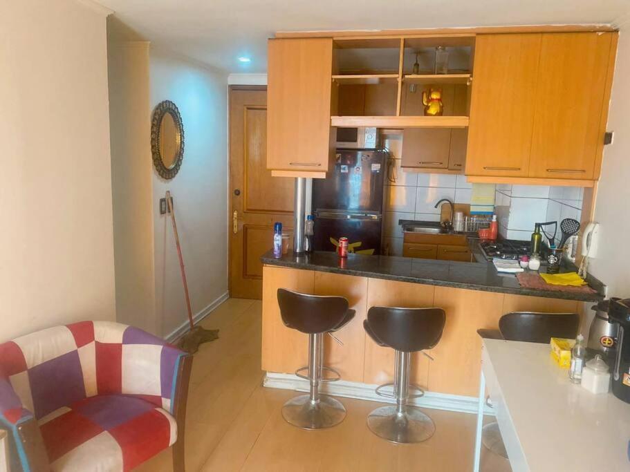 Excelente Y Acogedor Departamento Appartamento Santiago del Cile